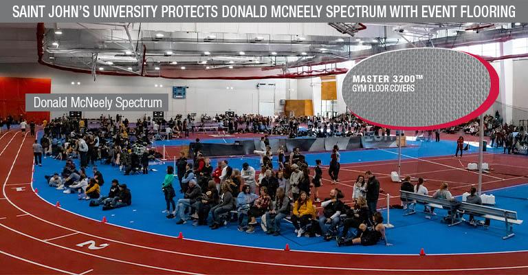 Saint John’s University Protects Donald McNeely Spectrum With Event Flooring